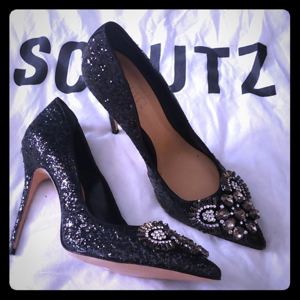 SCHUTZ ELISS STILETTOS, embellished pump